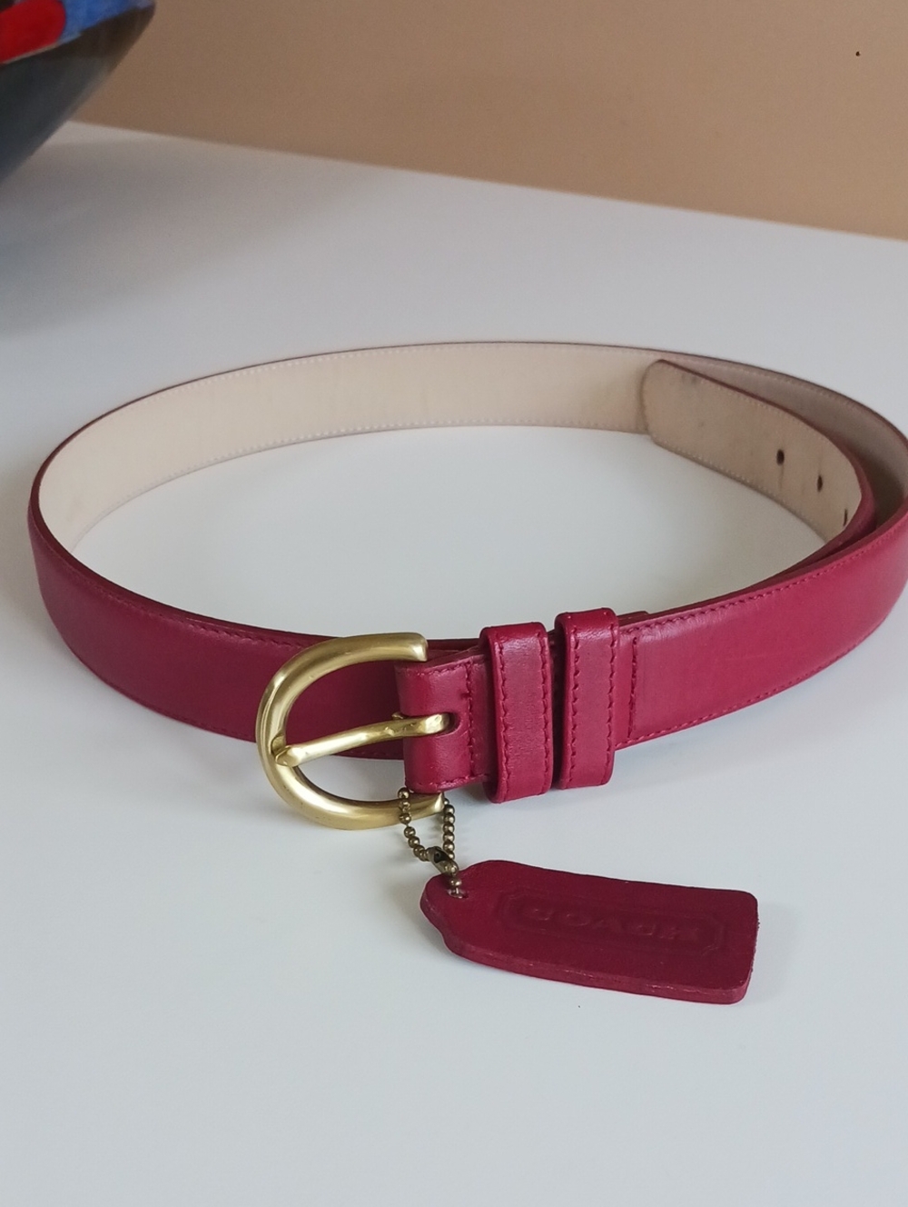 Vintage Coach Leather Belt